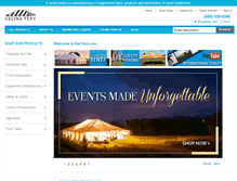 Tablet Screenshot of 3dwww.gettent.com